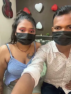 Gf-Bf nude on webcam for live sex chat